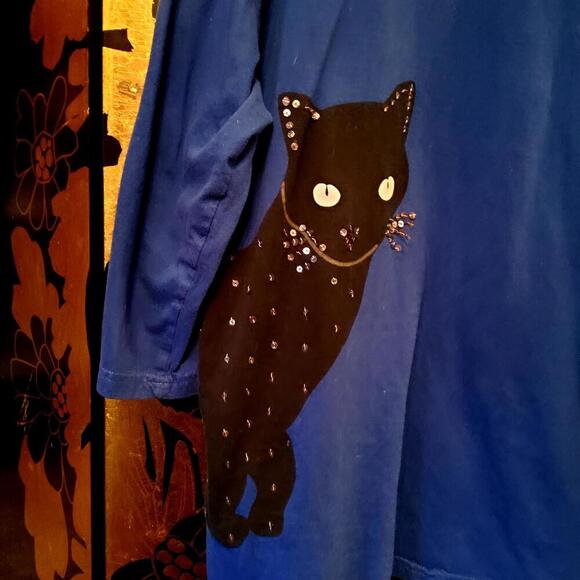 Tops - O996 1X Kitty Kat Top